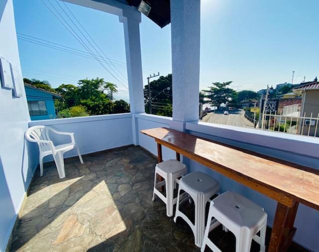 Estudio Ilha Centro Sul Ufsc, Ar Cond, Estac, Varanda, Vista Mar Florianopolis Luaran gambar